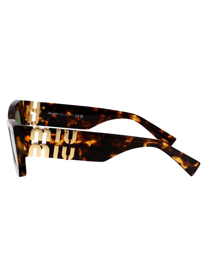 Miu Miu 0mu Tortoiseshell Acetate Sunglasses — Brown