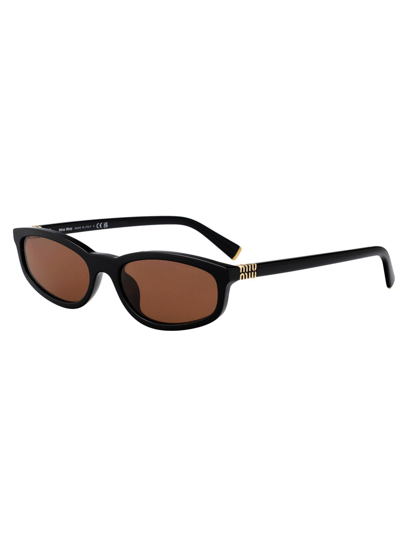 Miu Miu 0mu Acetate Sunglasses — Black