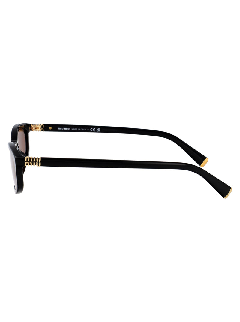 Miu Miu 0mu Acetate Sunglasses — Black