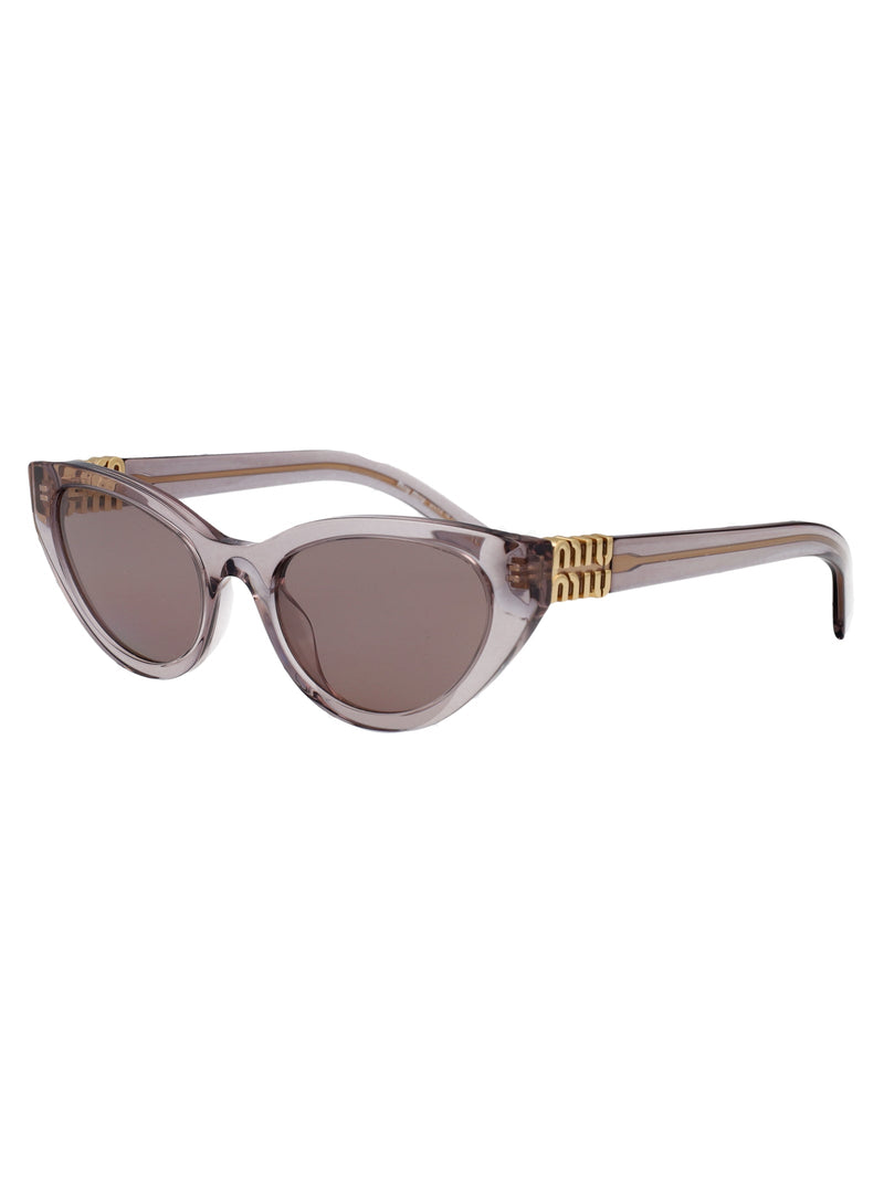 Miu Miu 0mu Cat-Eye Acetate Sunglasses — Mauve