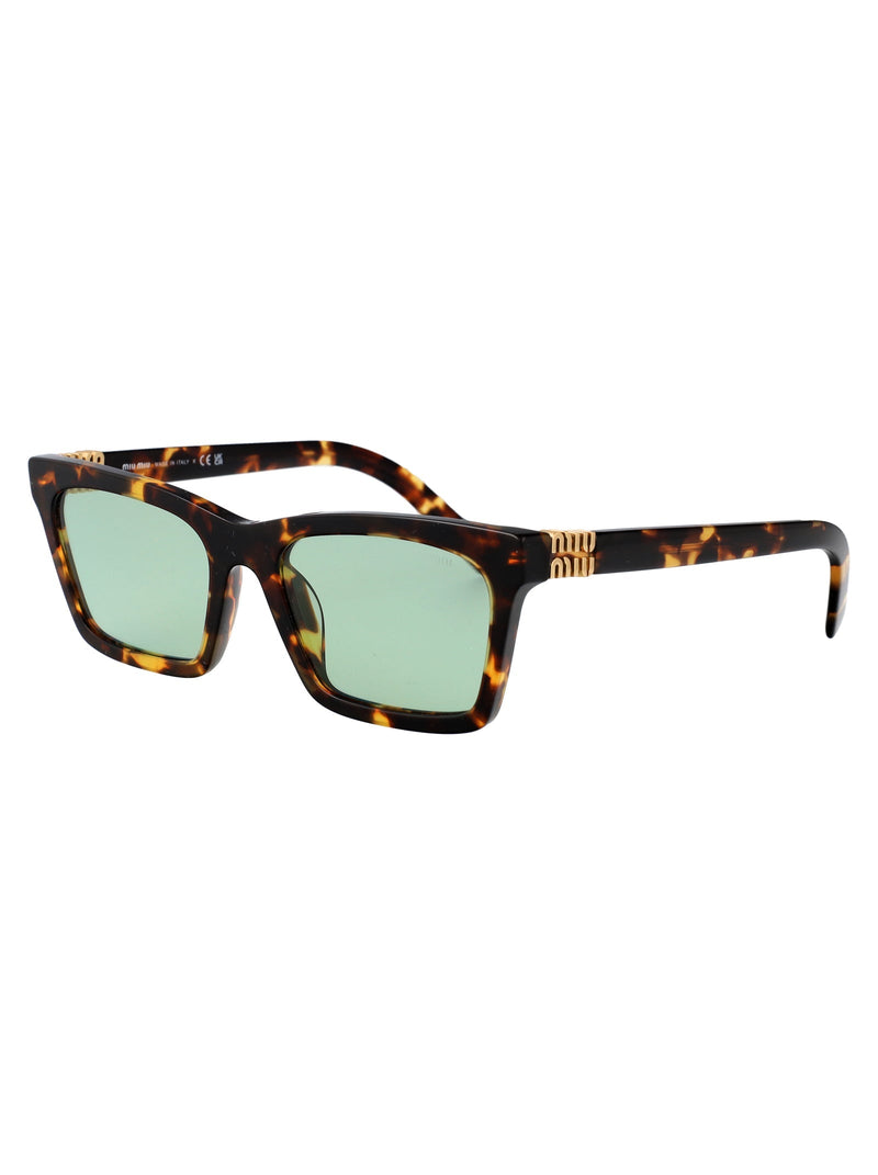 Miu Miu 0mu Tortoiseshell Acetate Sunglasses — Brown