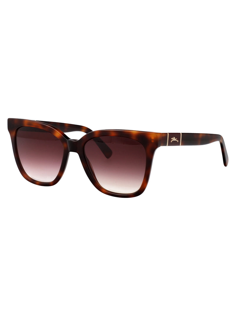 Longchamp Lo696s Tortoiseshell Acetate Sunglasses — Brown