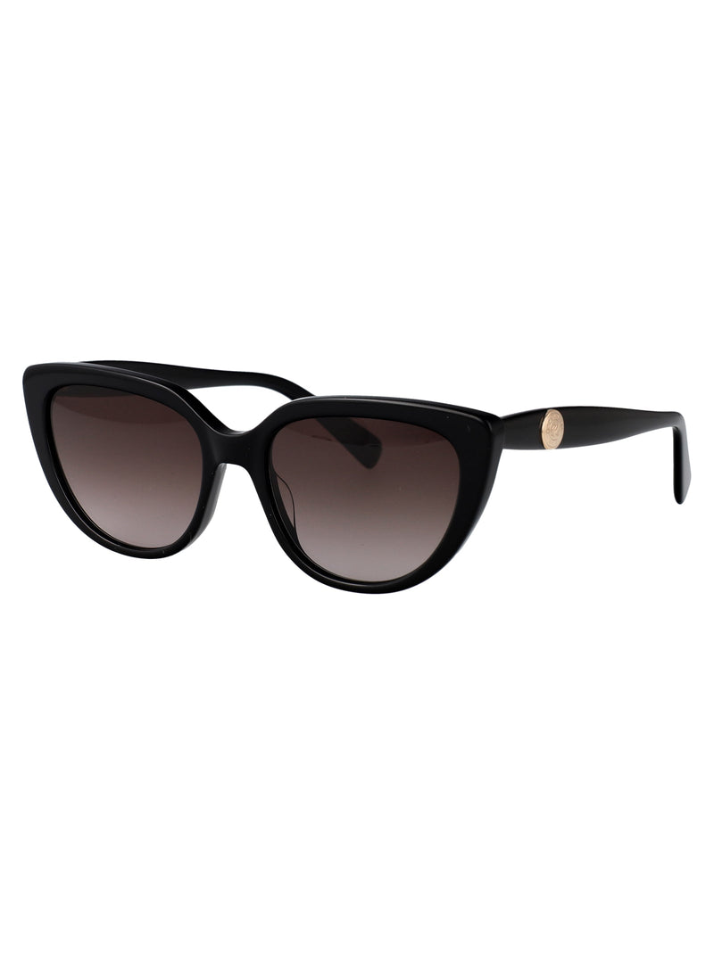 Longchamp Lo766s Cat-Eye Acetate Sunglasses — Black