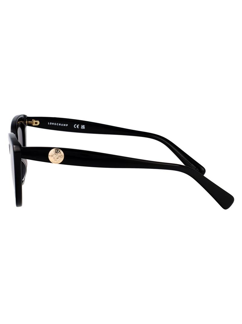 Longchamp Lo766s Cat-Eye Acetate Sunglasses — Black