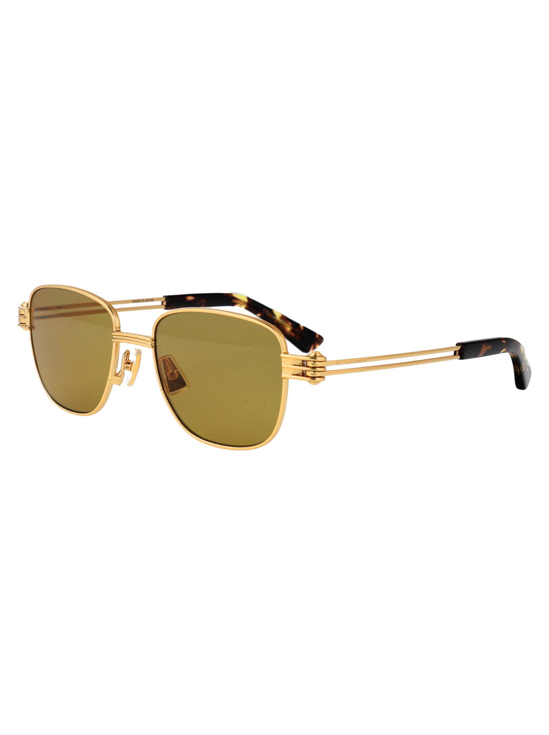 Bottega Veneta Bv1380s Gold-Tone Metal Sunglasses — Gold
