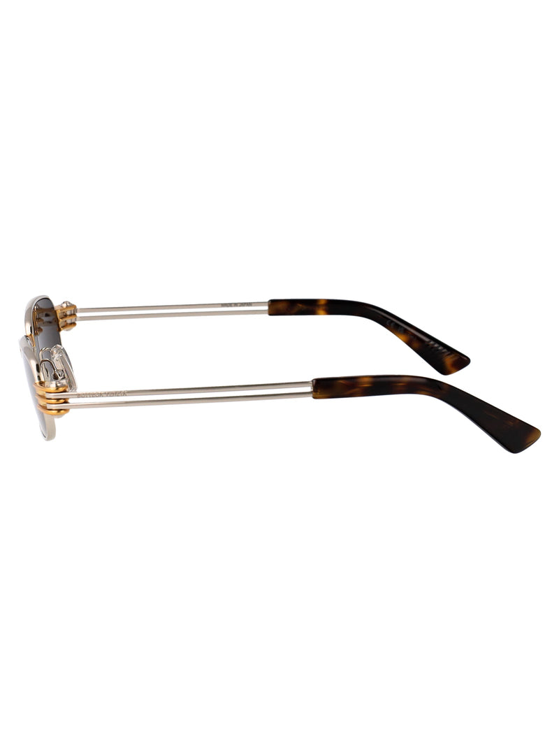 Bottega Veneta Bv1381s Sunglasses — Gold Metal