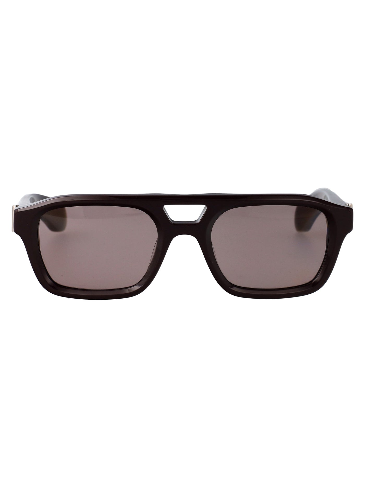 Alexander Mcqueen Am0505s Sunglasses — Brown Acetate