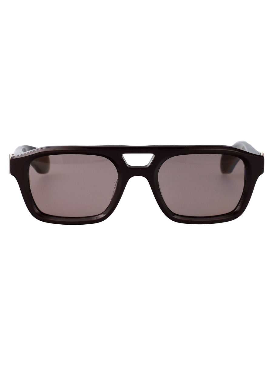 Alexander Mcqueen Am0505s Sunglasses — Brown Acetate