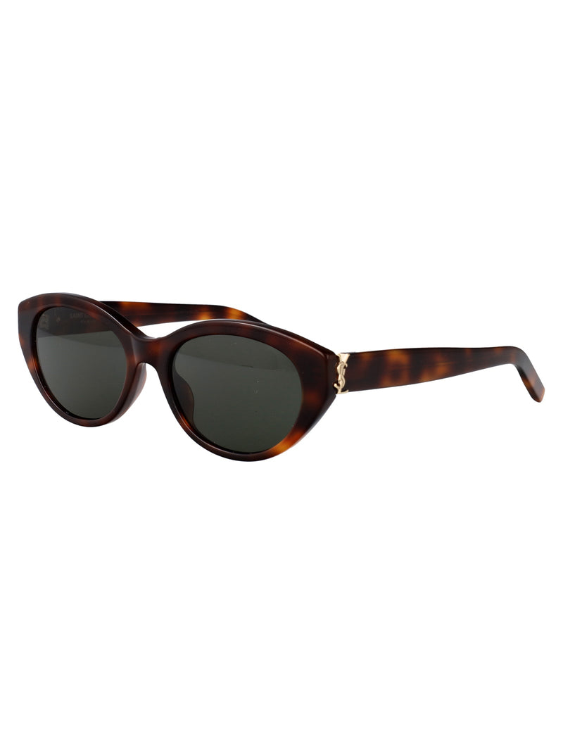 Saint Laurent Slm148 Sunglasses — Brown Acetate