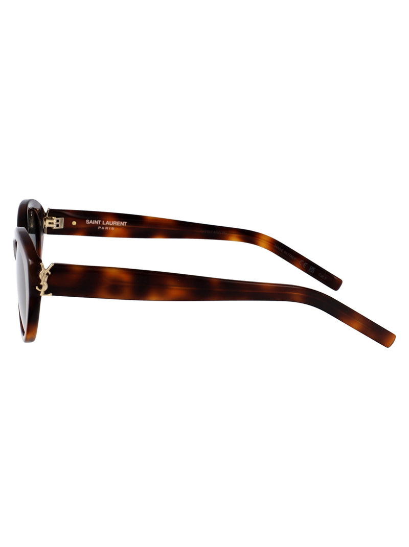 Saint Laurent Slm148 Sunglasses — Brown Acetate