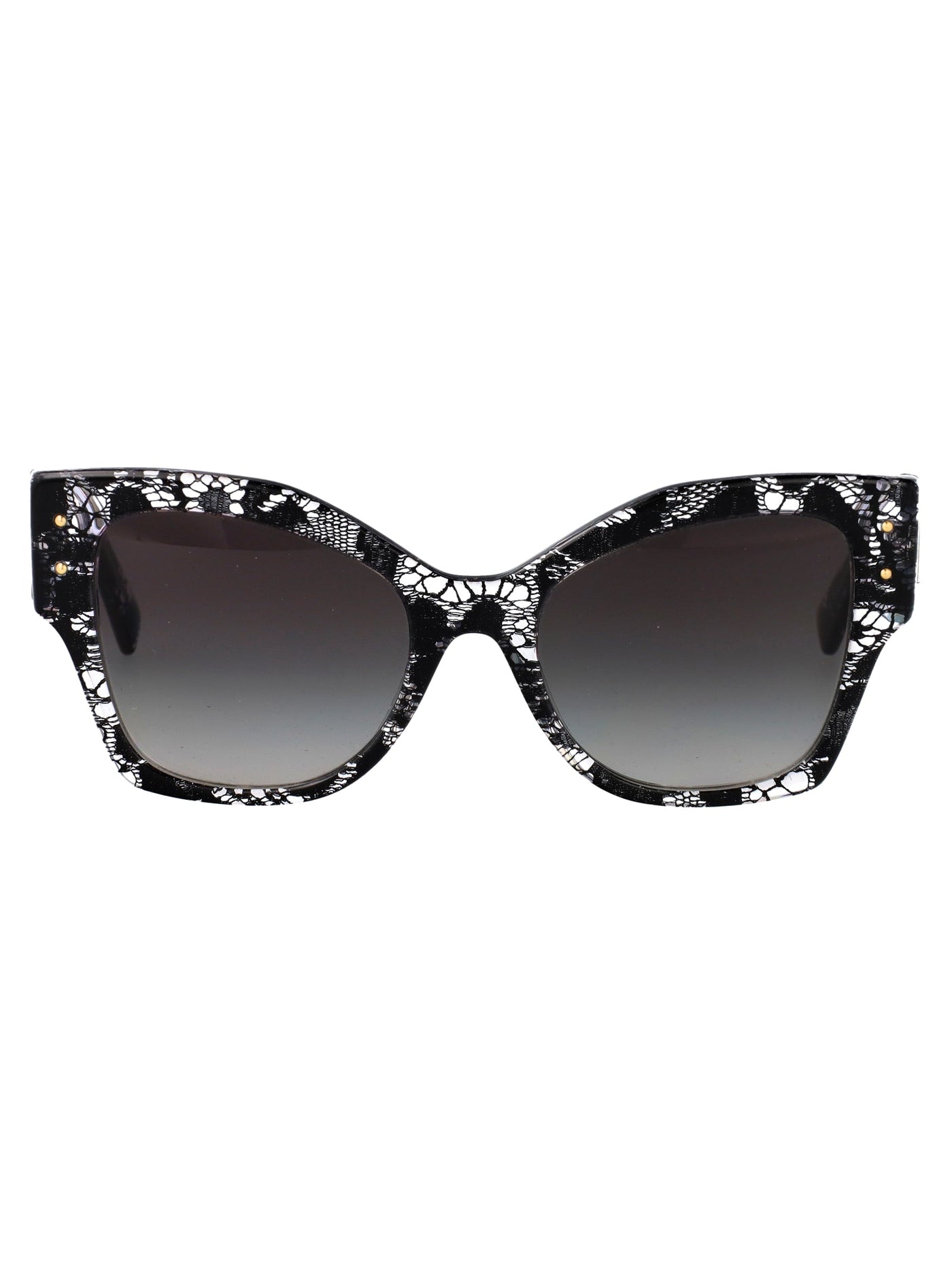 Dolce & Gabbana 0dg4478 Lace-Effect Acetate Sunglasses — Black