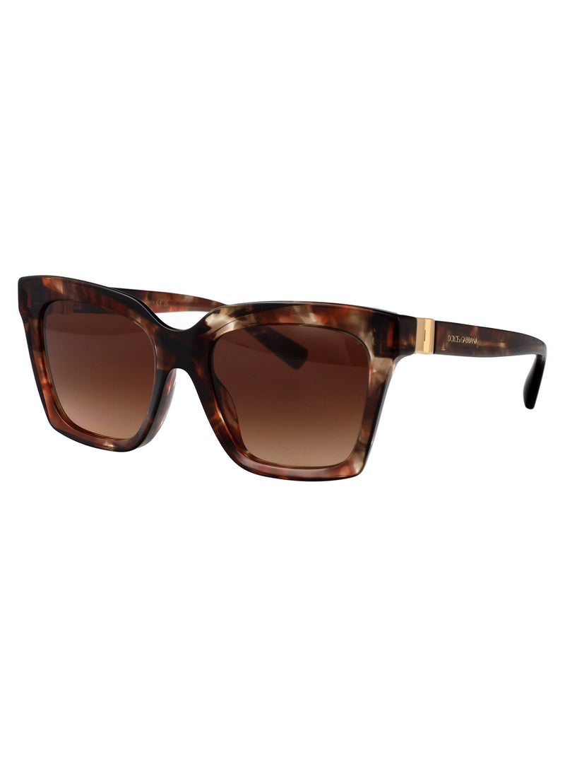 Dolce & Gabbana 0dg4498 Tortoiseshell Acetate Sunglasses — Brown