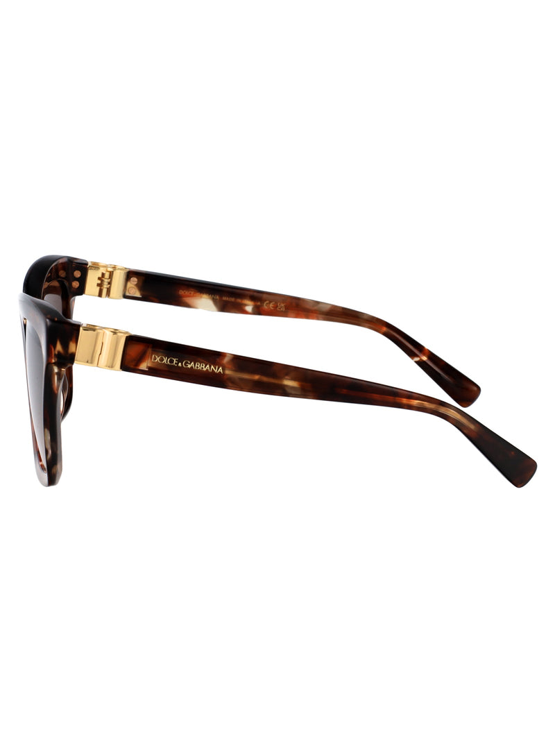 Dolce & Gabbana 0dg4498 Tortoiseshell Acetate Sunglasses — Brown