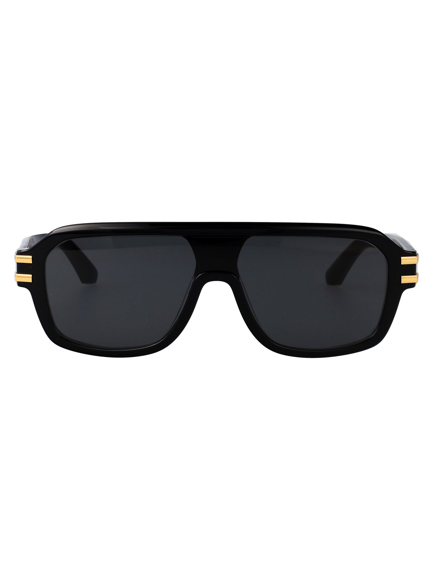 Dolce & Gabbana 0dg4507 Rectangular Frame Sunglasses — Black Acetate