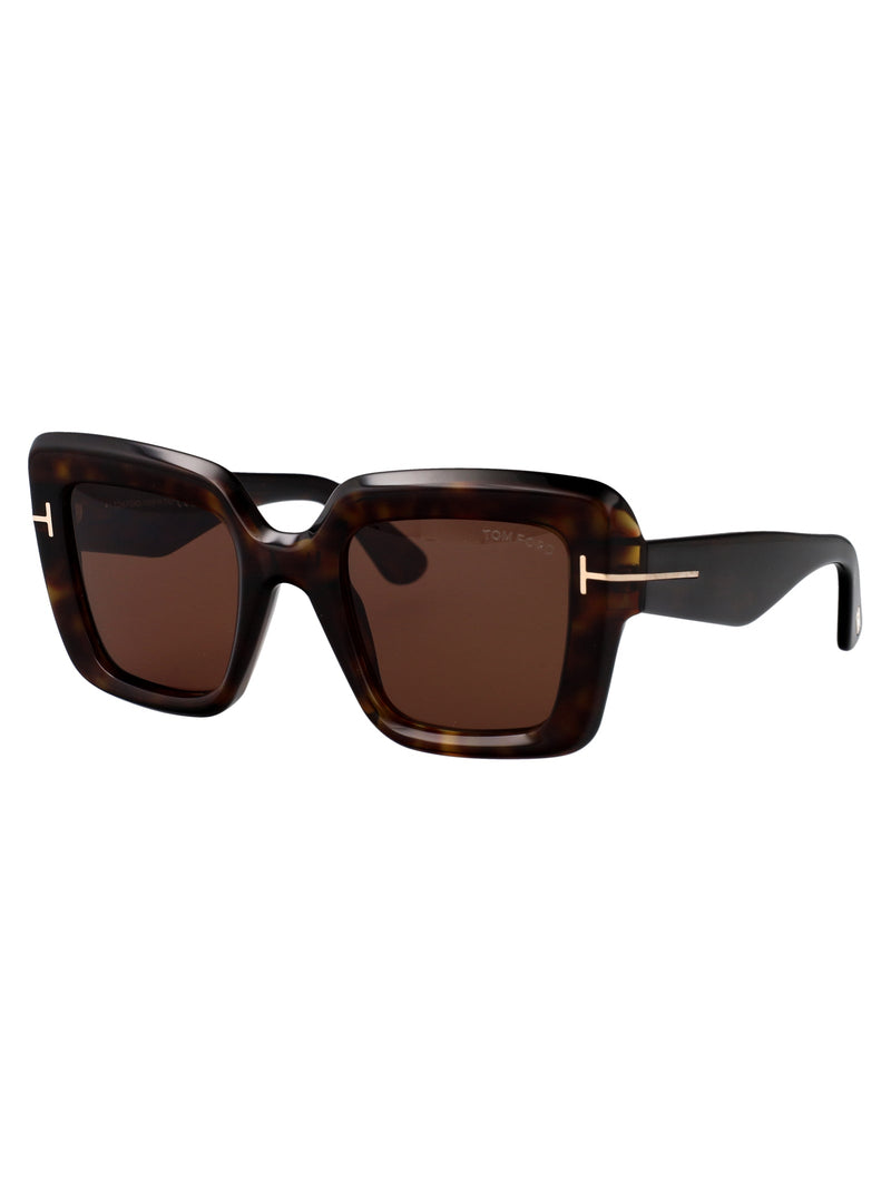 Tom Ford Ft1157 Sunglasses — Brown Acetate