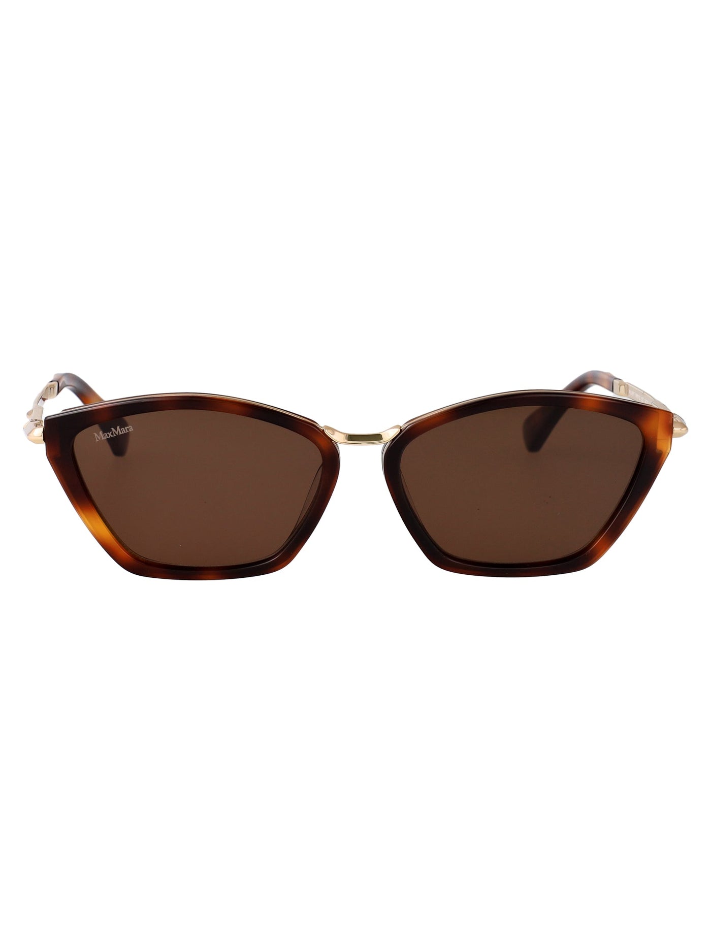 Max Mara Mm0162 Sunglasses — Havana Acetate