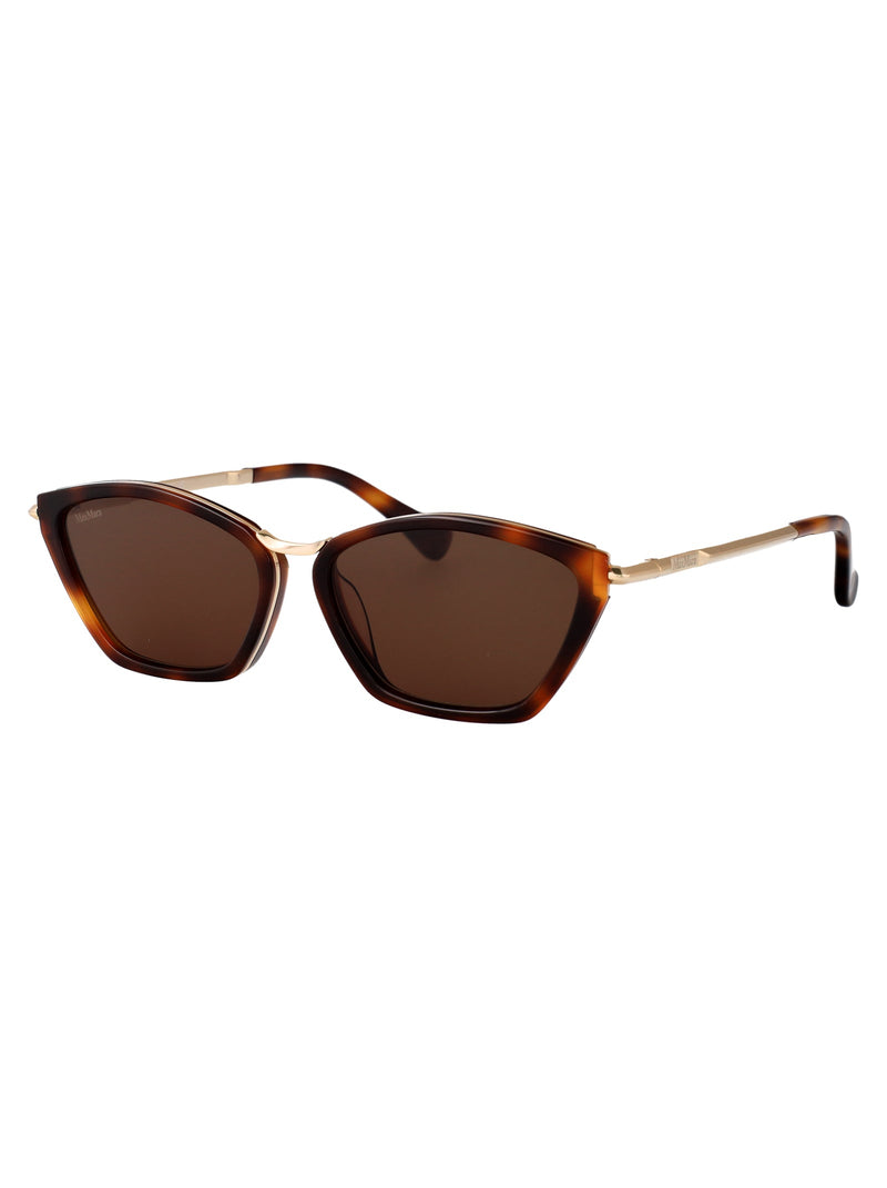 Max Mara Mm0162 Sunglasses — Havana Acetate