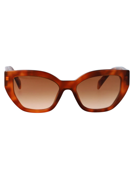 Prada 0pr Tortoiseshell Acetate Sunglasses — Cognac