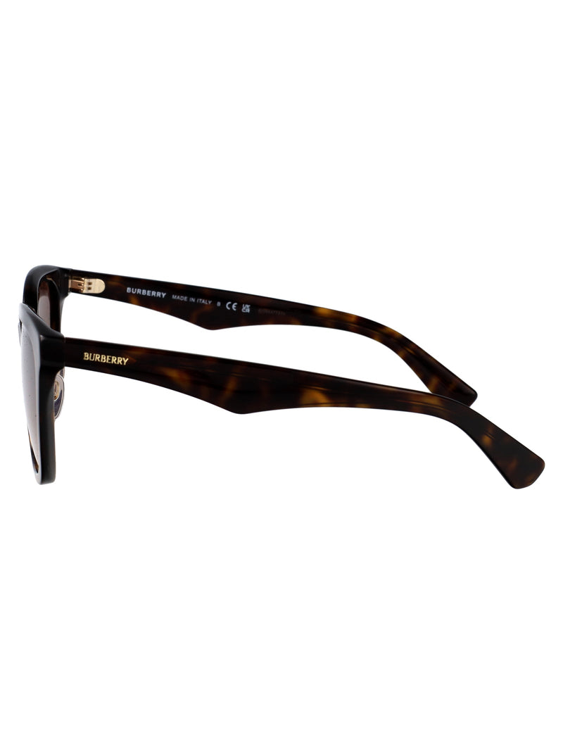 Burberry 0be4446d Dark Havana Acetate Sunglasses — Brown