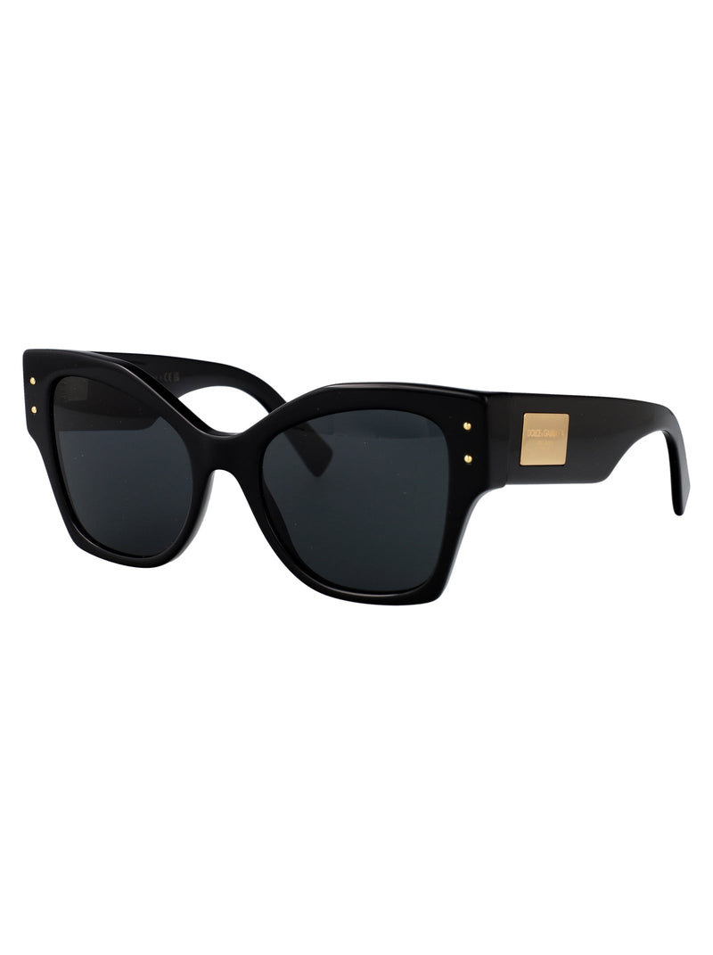 Dolce & Gabbana 0dg4478 Acetate Square Sunglasses — Black