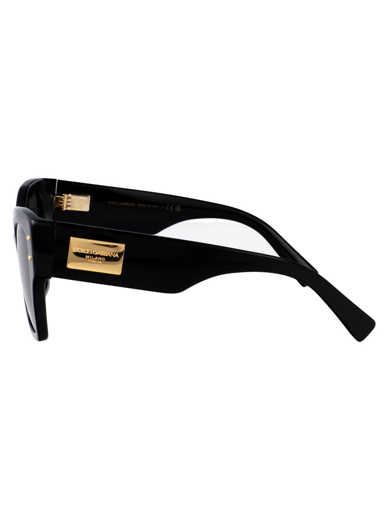 Dolce & Gabbana 0dg4478 Acetate Square Sunglasses — Black