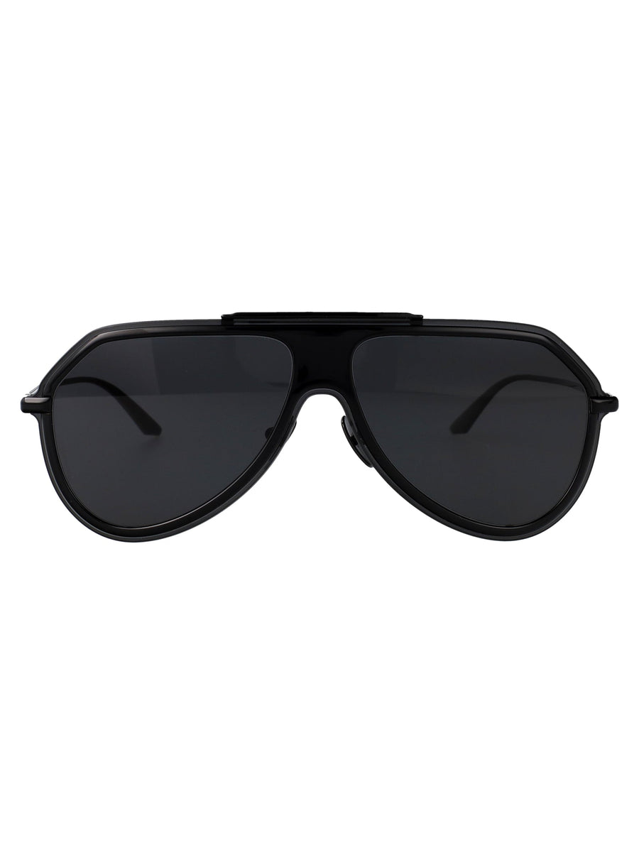 Dolce & Gabbana 0dg2309 Metal Frame Sunglasses — Black
