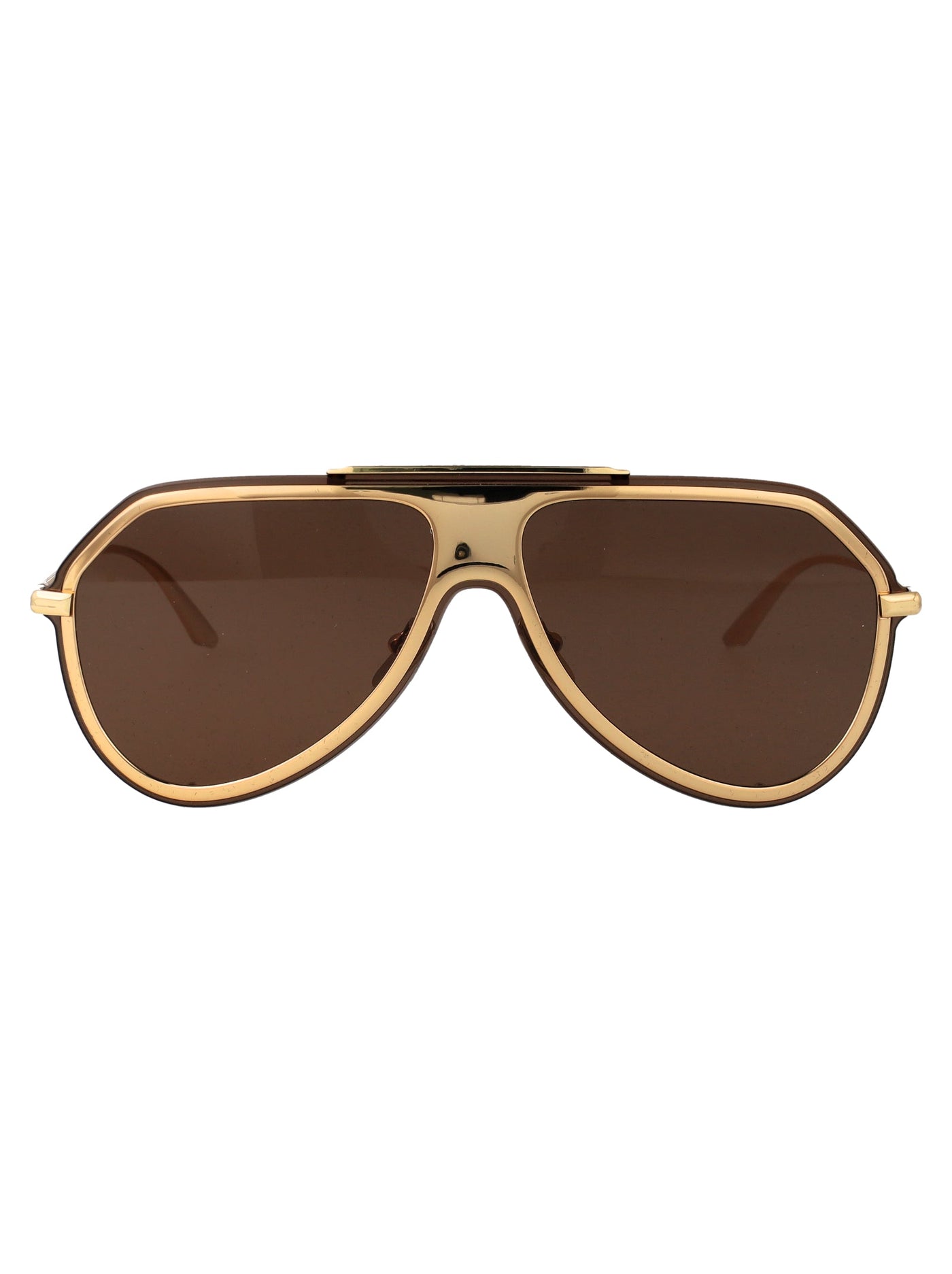 Dolce & Gabbana 0dg2309 Gold Metal Aviator Sunglasses —