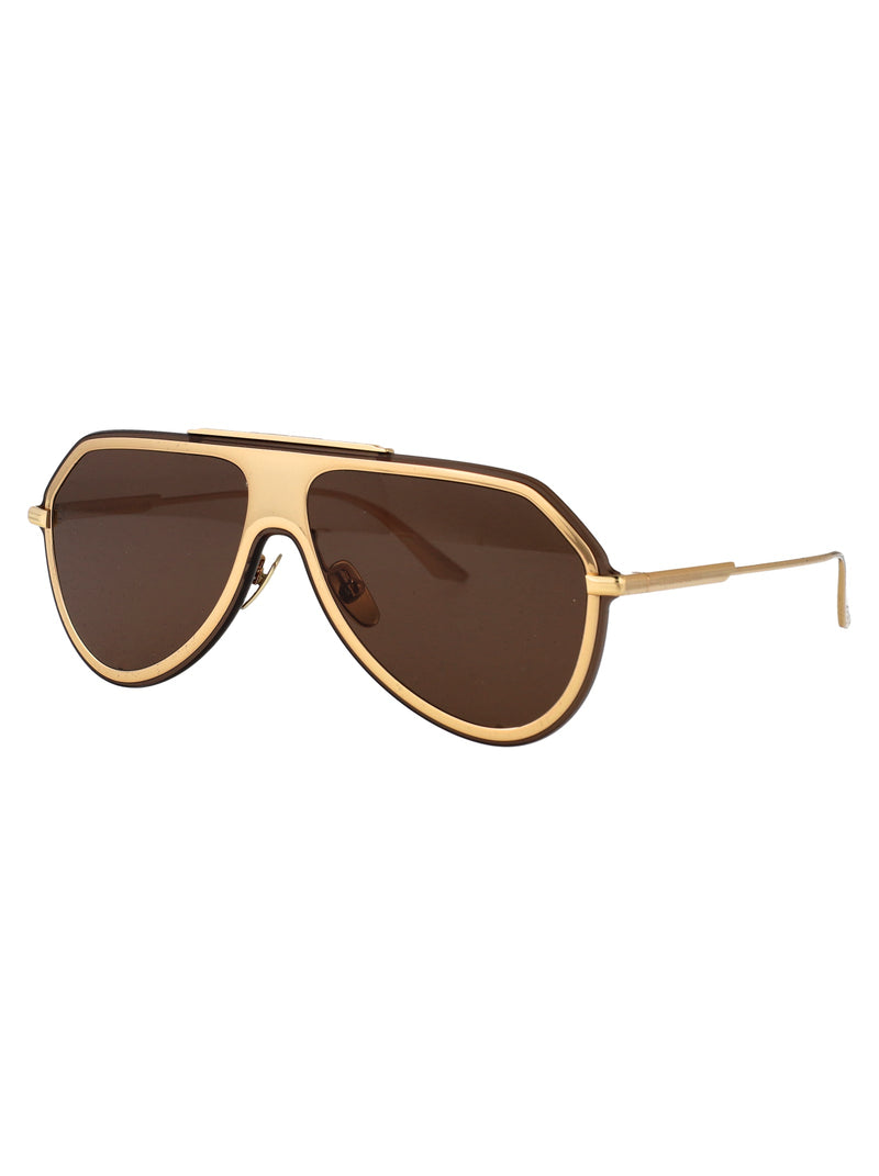 Dolce & Gabbana 0dg2309 Gold Metal Aviator Sunglasses —