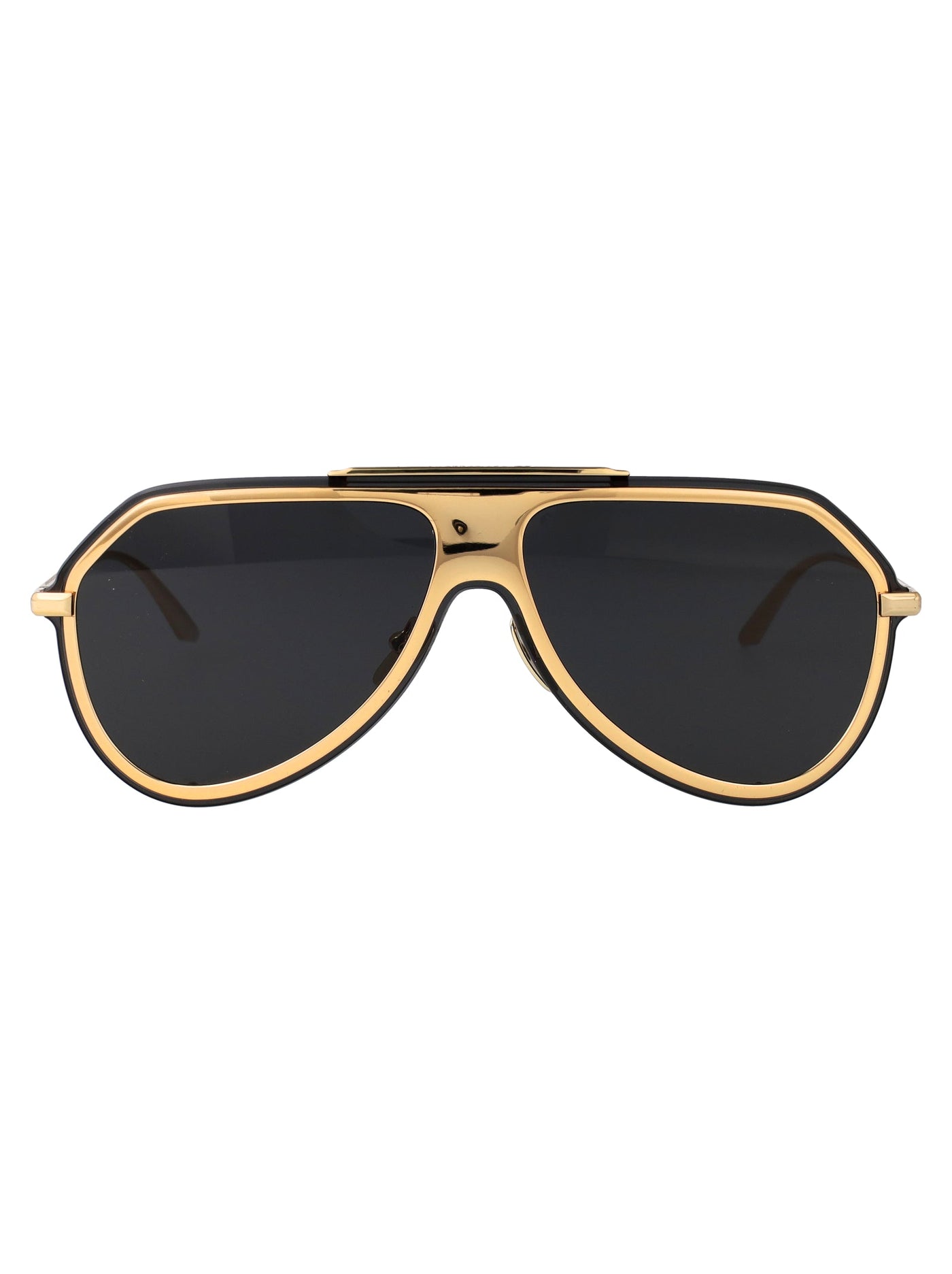 Dolce & Gabbana 0dg2309 Gold Metal Aviator Sunglasses —