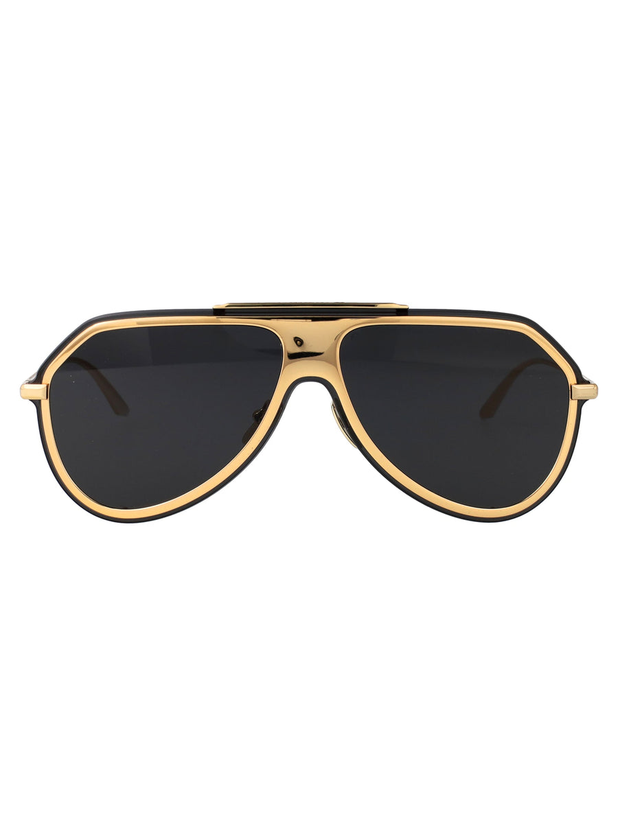 Dolce & Gabbana 0dg2309 Gold Metal Aviator Sunglasses —
