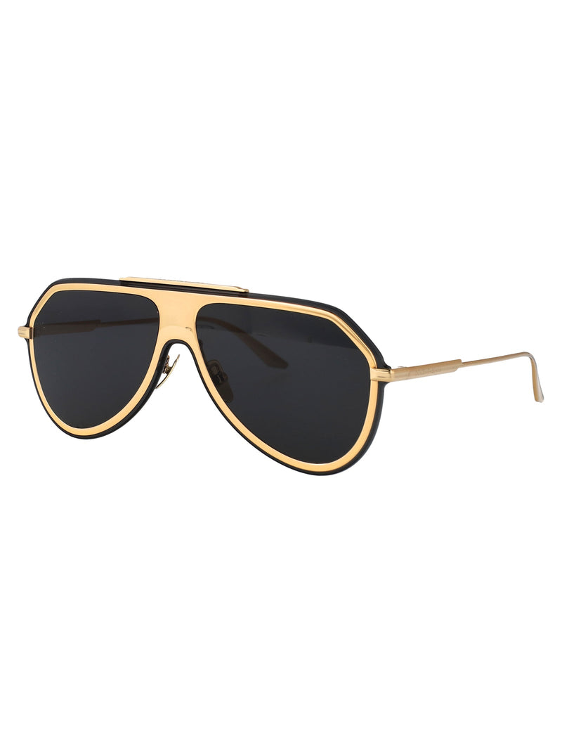 Dolce & Gabbana 0dg2309 Gold Metal Aviator Sunglasses —