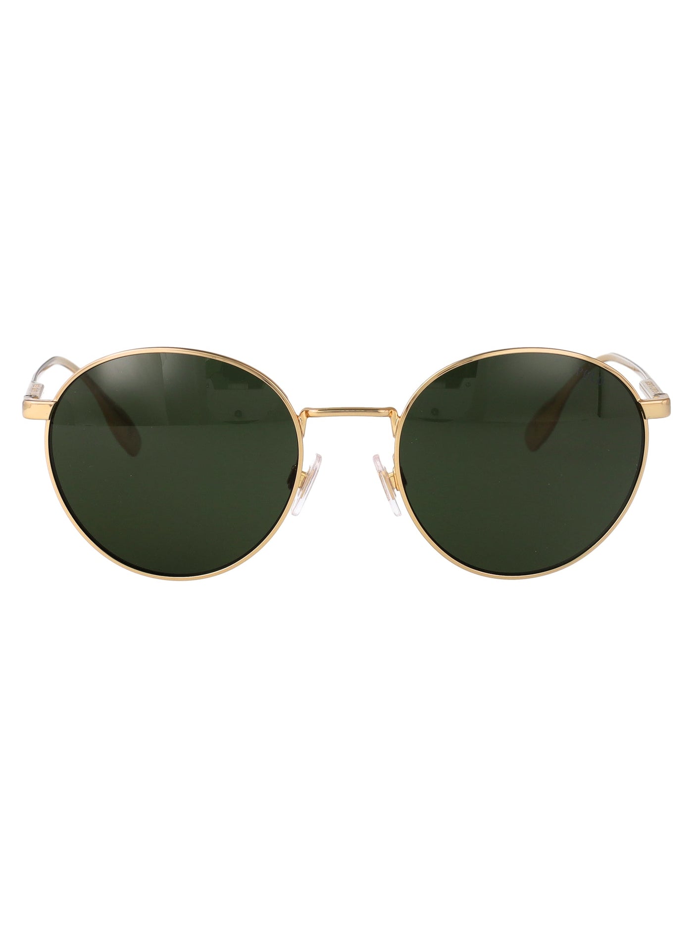 Polo Ralph Lauren 0ph3158 Round Metal Frame Sunglasses — Gold