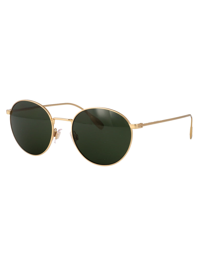 Polo Ralph Lauren 0ph3158 Round Metal Frame Sunglasses — Gold