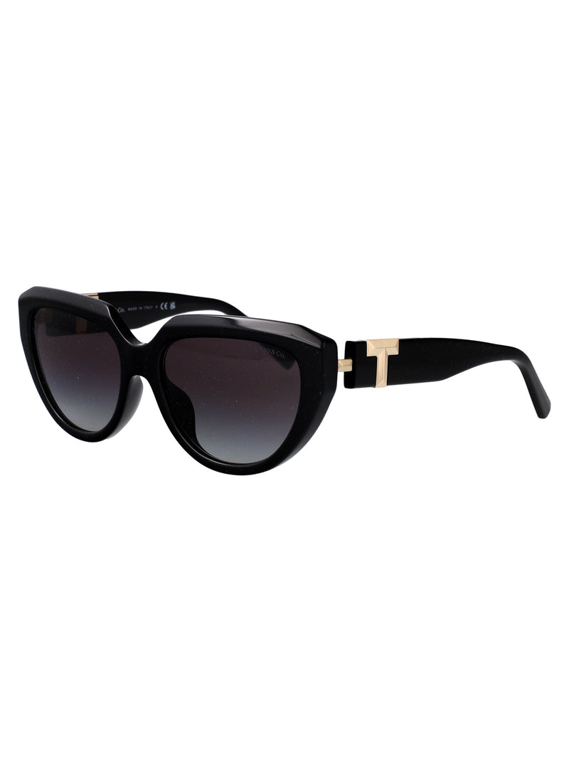 Tiffany & Co. 0tf4238u Black Acetate Cat-Eye Sunglasses —