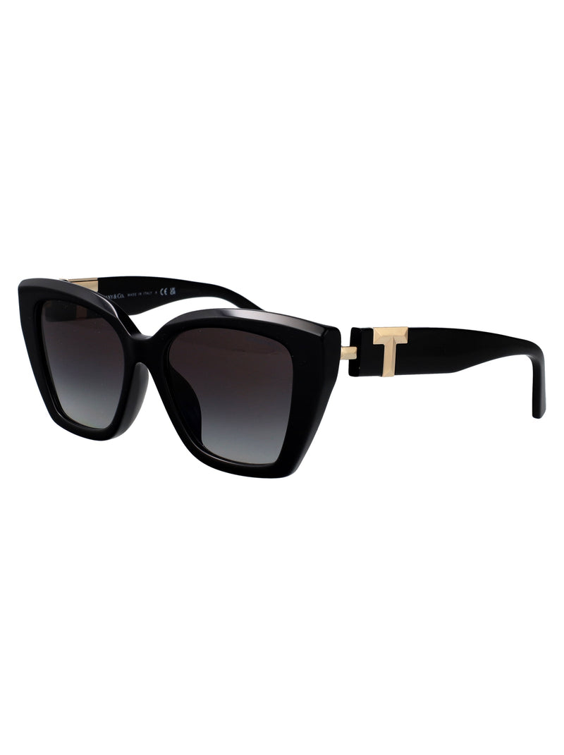 Tiffany & Co. 0tf4239u Gradient Lens Sunglasses — Black Acetate