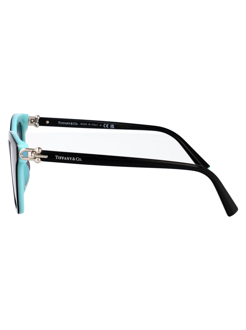 Tiffany & Co. 0tf4241d Cat-Eye Acetate Sunglasses — Black