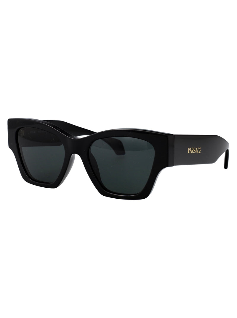 Versace 0ve4492u Acetate Bold Frame Sunglasses — Black