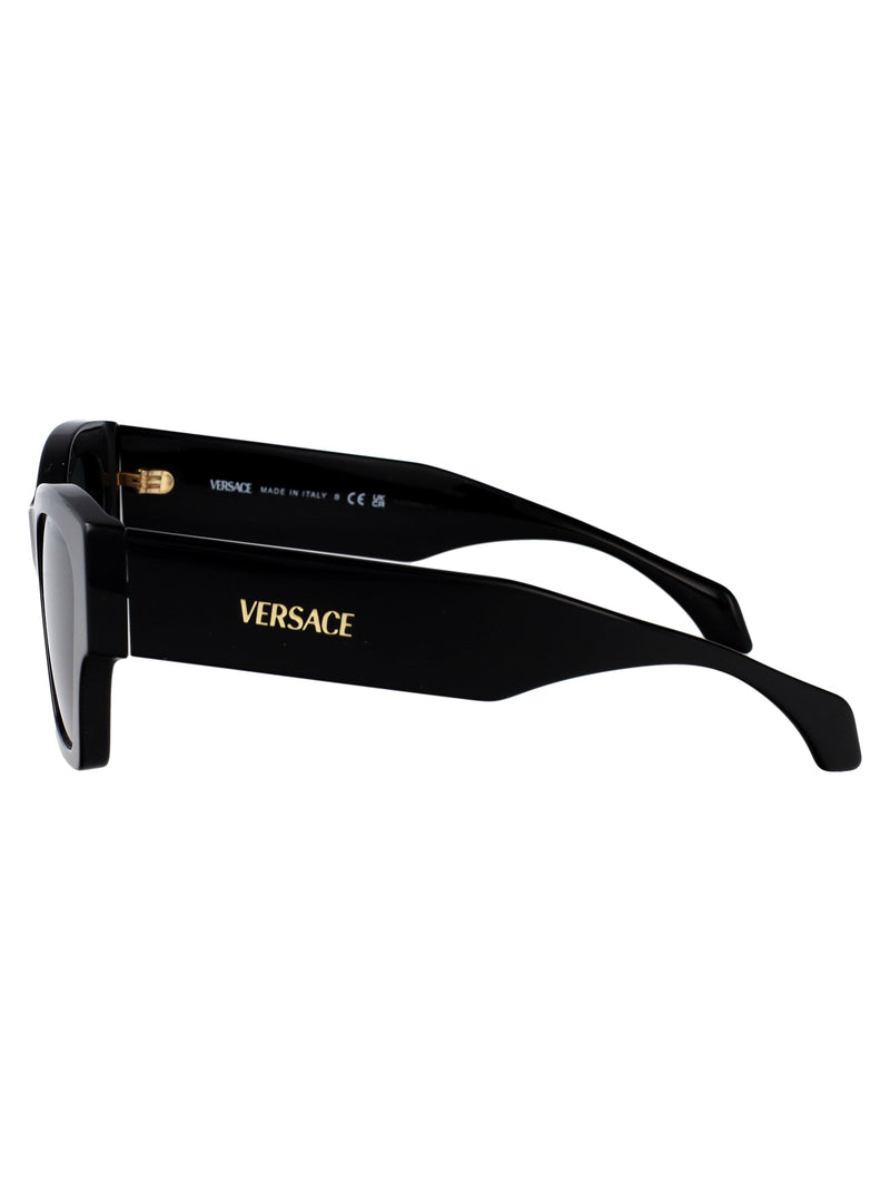 Versace 0ve4492u Acetate Bold Frame Sunglasses — Black