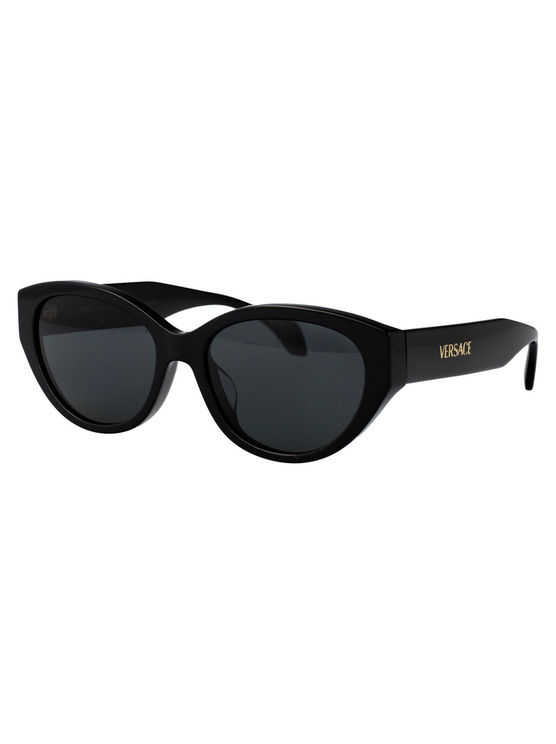 Versace 0ve4495d Black Acetate Cat-Eye Sunglasses —