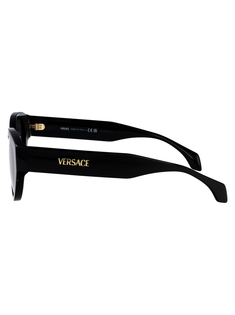 Versace 0ve4495d Black Acetate Cat-Eye Sunglasses —