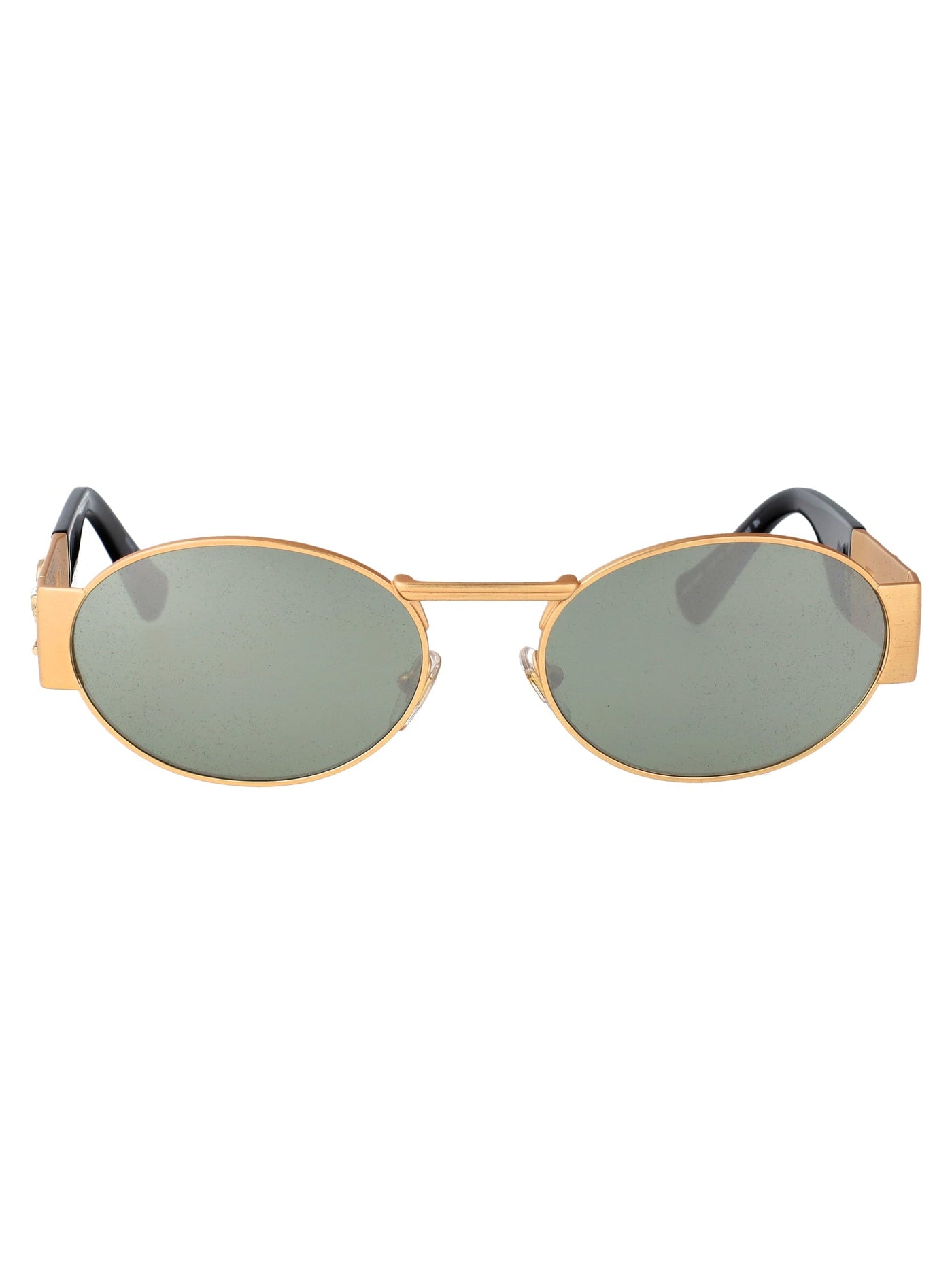 Versace 0ve2264 Gold Steel Oval Sunglasses —