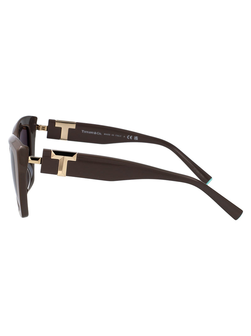 Tiffany & Co. 0tf4239u Cat-Eye Acetate Sunglasses — Brown