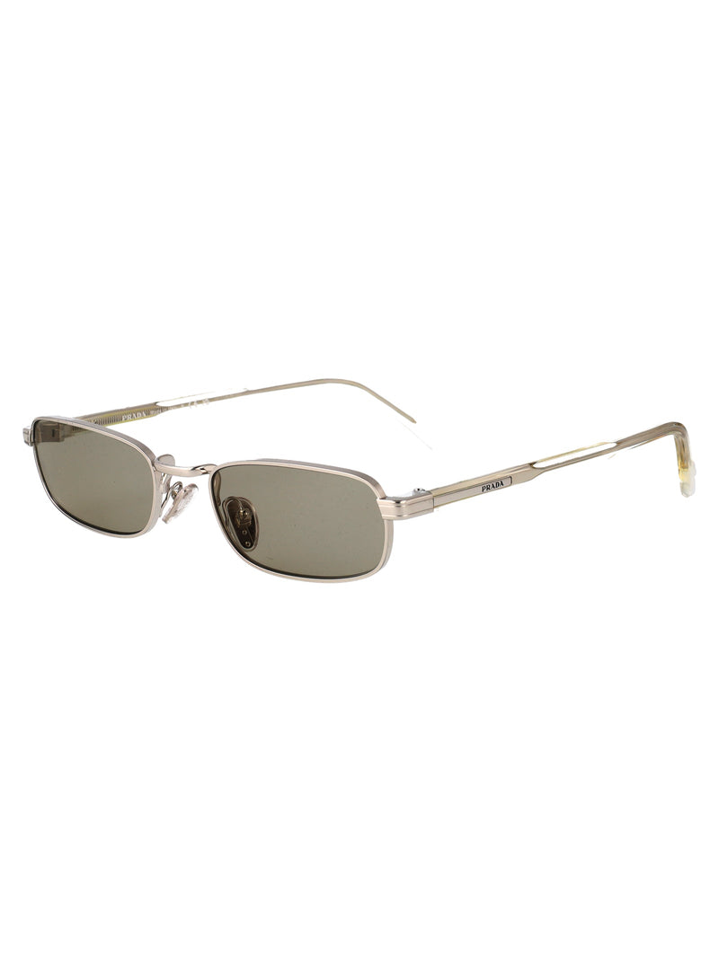 Prada 0pr Sunglasses — Silver Metal