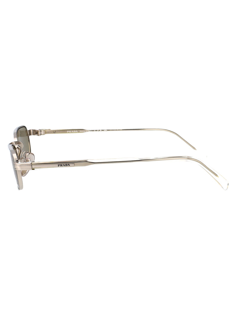 Prada 0pr Sunglasses — Silver Metal