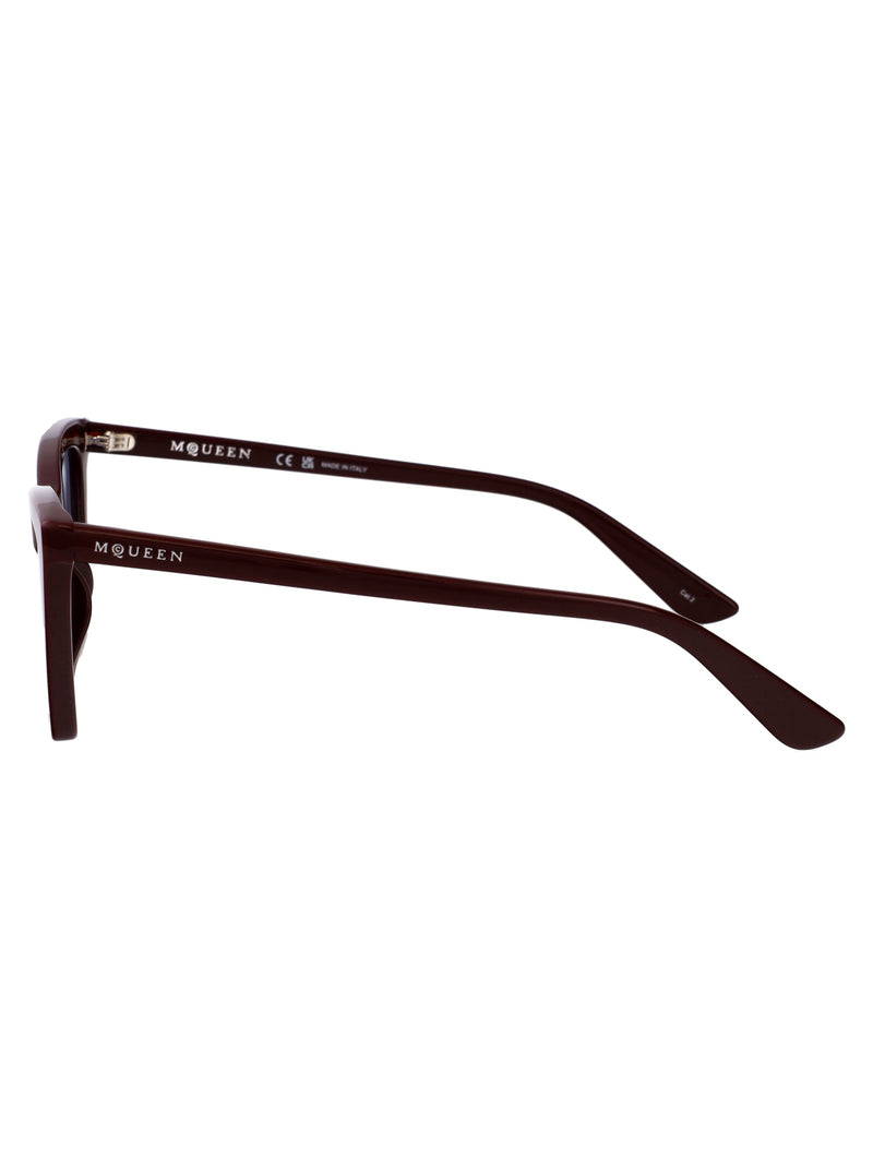 Alexander Mcqueen Am0536s Cat-Eye Acetate Sunglasses — Red