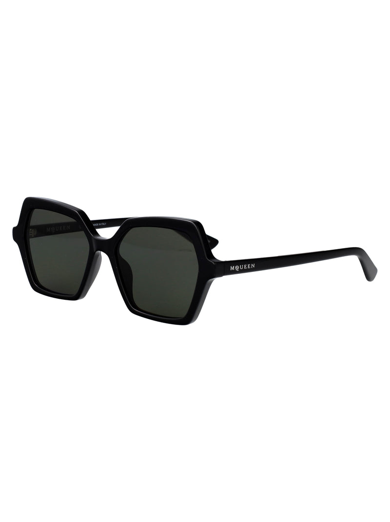 Alexander Mcqueen Am0537s Acetate Frame Sunglasses — Black