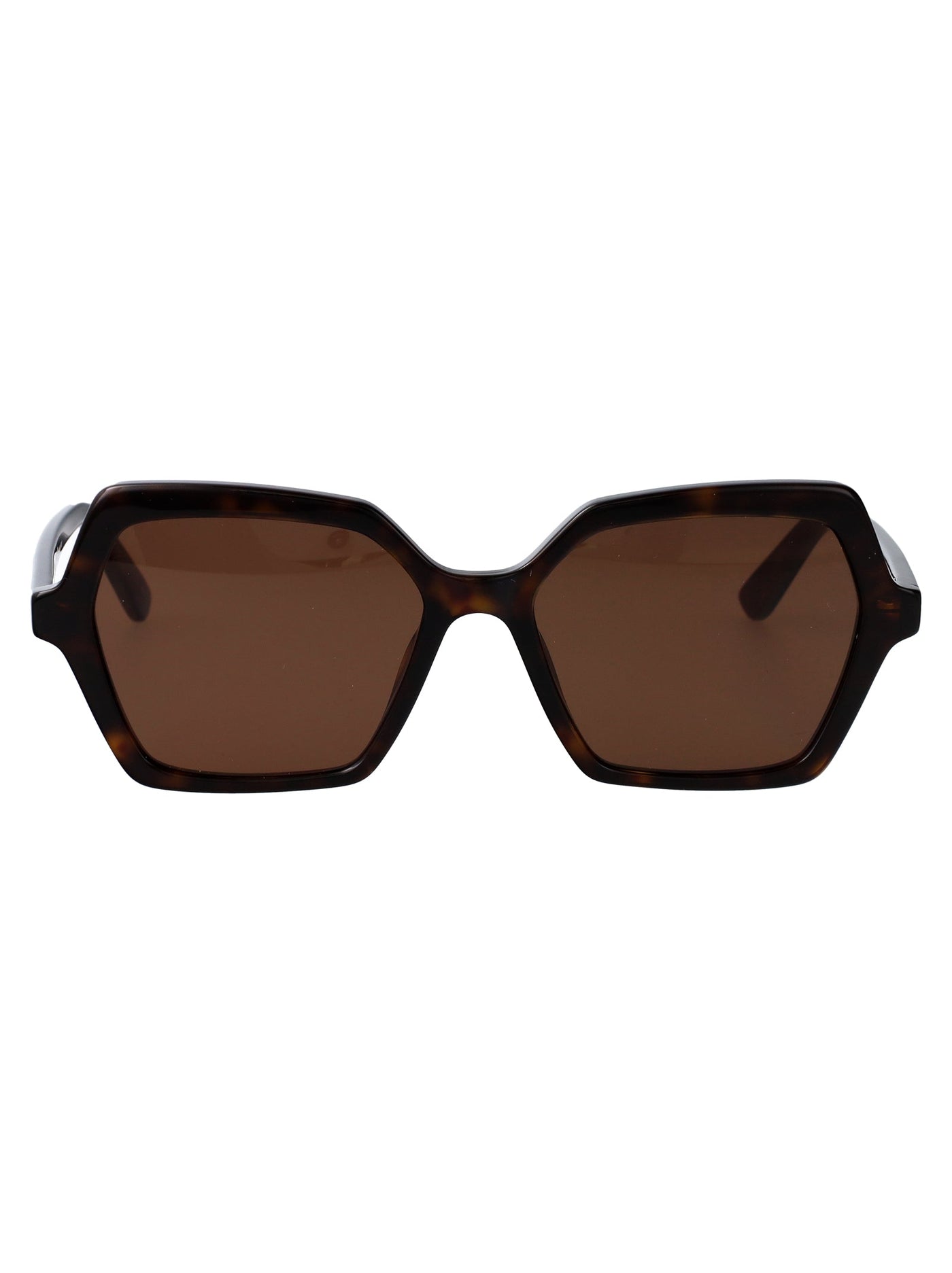Alexander Mcqueen Am0537s Oversized Acetate Sunglasses — Brown