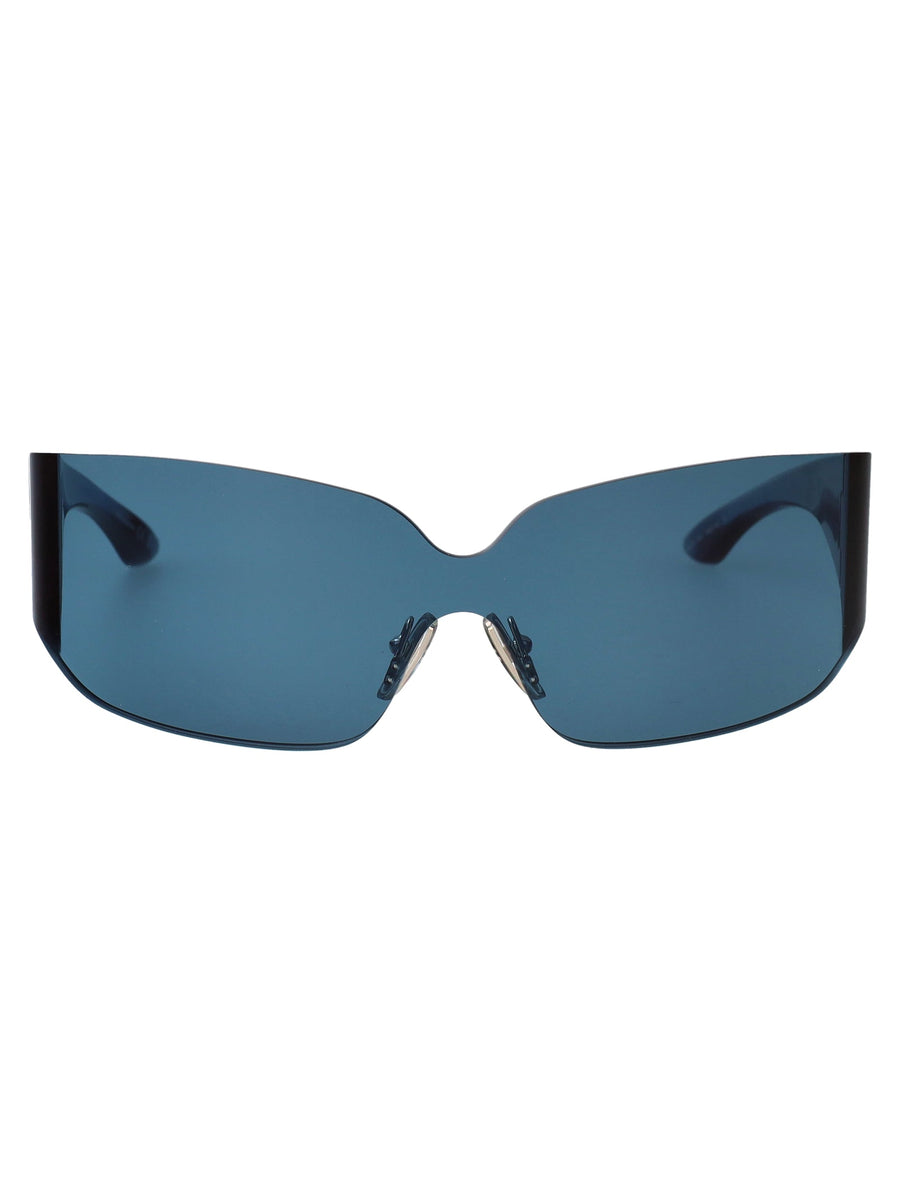 Balenciaga Bb0421s Tinted Nylon Sunglasses — Blue
