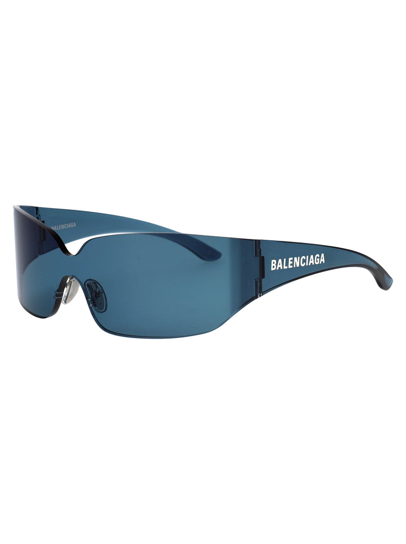 Balenciaga Bb0421s Tinted Nylon Sunglasses — Blue