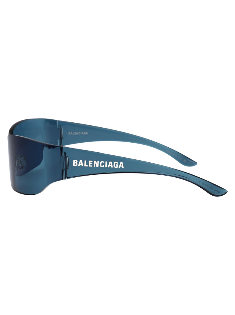 Balenciaga Bb0421s Tinted Nylon Sunglasses — Blue